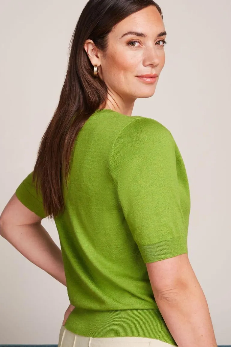 Agnes V Top Cocoon Dark Citron - King Louie