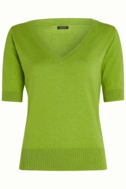 Agnes V Top Cocoon Dark Citron - King Louie