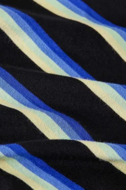 Aria Knot Top Embla Stripe Black - King Louie