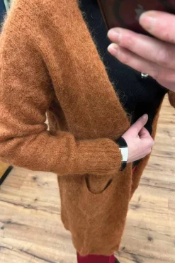Baby Alpaca Vest Brique