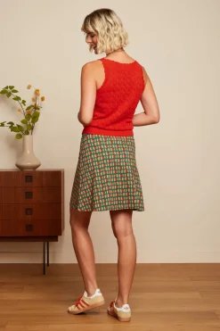 Border Skirt Rondine Panderosa Green - King Louie