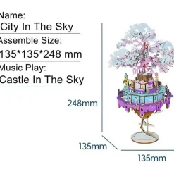 Bouwpakket 3D Houten Puzzel | City In The Sky