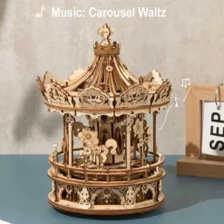 Bouwpakket 3D Houten Puzzel | Merry-Go-Round