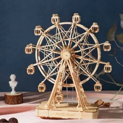 Bouwpakket 3D Houten Puzzel Music Box | Ferris Wheel
