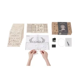 Bouwpakket 3D Houten Puzzel Music Box | Ferris Wheel