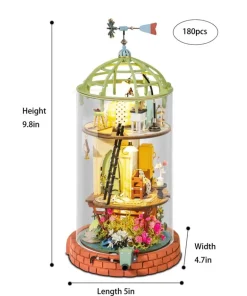 Bouwpakket Dollhouse Miniature | Domed Loft