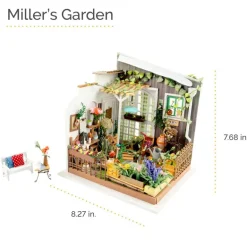 Bouwpakket Dollhouse Miniature | Miller's Garden