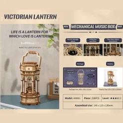 Bouwpakket Mechanical Music Box | Victorian Lantern
