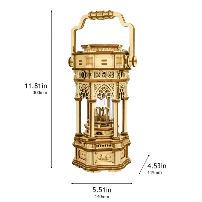 Bouwpakket Mechanical Music Box | Victorian Lantern