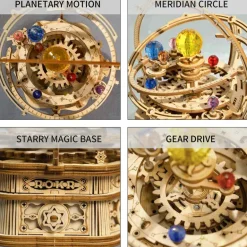Bouwpakket Mechanical Music Box | Starry Night Planets