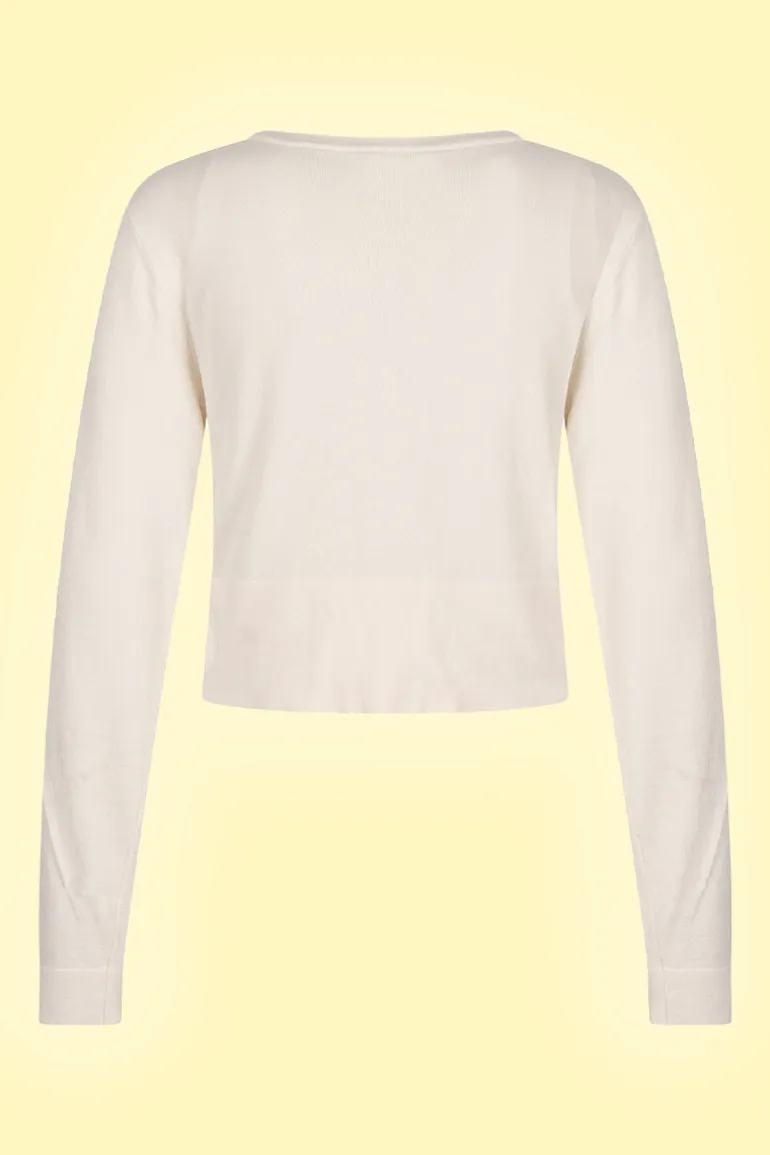 Cardigan Short Off White - Zilch