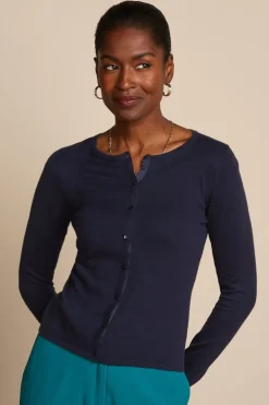 Cardi Roundneck Cocoon Blue - King Louie
