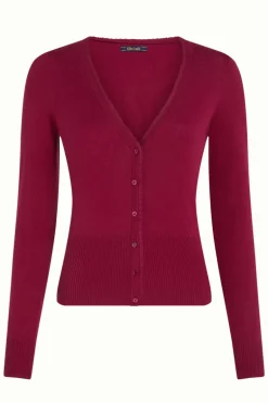 Cardi V Cocoon Beaujolais Red - King Louie