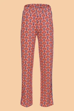 Carin Trousers Flower Fan - LaLamour