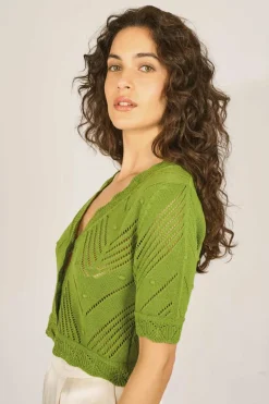 Clam Cardie Green - Traffic People