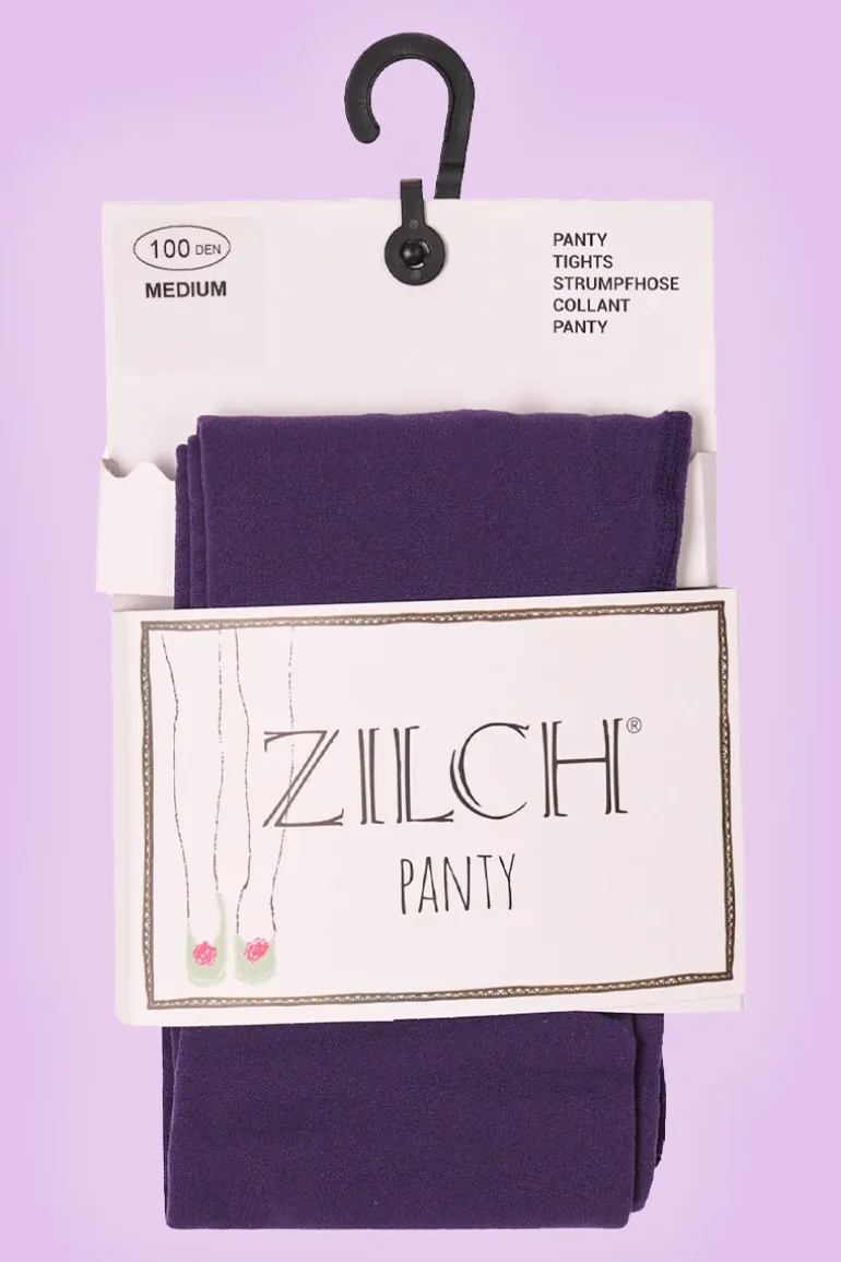 100 Denier Panty Plum - Zilch