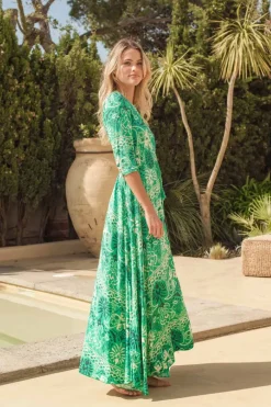 Dress Beauty Jade Print Indiana Maxi - Jaase