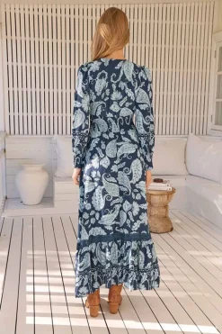 Dress Bordeaux Sabrina Maxi - Jaase