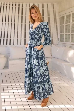 Dress Bordeaux Sabrina Maxi - Jaase