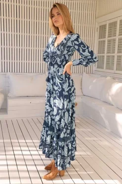 Dress Bordeaux Sabrina Maxi - Jaase