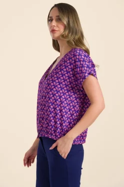 Evy Blouse Short Sleeve Small Barock - LaLamour