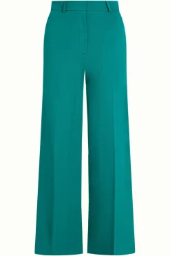 Federica Pants Milano Uni Kayaking Green - King Louie