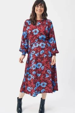 Floral Fiesta Dress Red - Mademoiselle Yu00e9Yu00e9