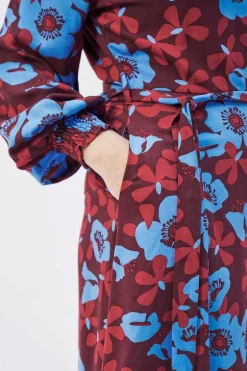 Floral Fiesta Dress Red - Mademoiselle Yu00e9Yu00e9