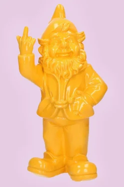 Kabouter F*ck You Geel 10cm