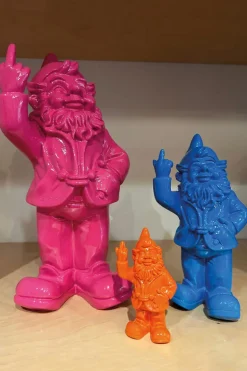 Kabouter F*ck You - Zwart 32cm