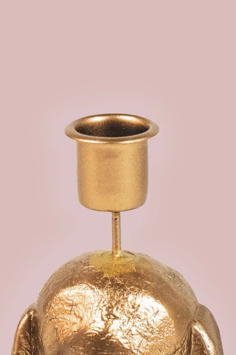Kandelaar Goud Hondje