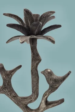 Kandelaar - Silver - Vogel