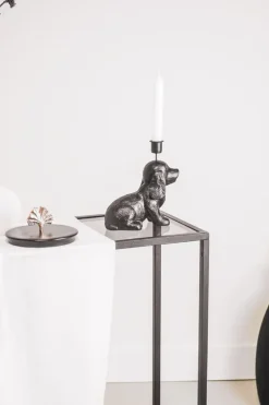 Kandelaar Zwart Hondje