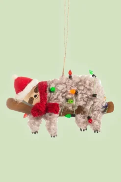 Kerstbal Festive Sloth