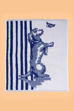 Keukendoek Teckel Nhaan Streep - Heinen Delfts Blauw
