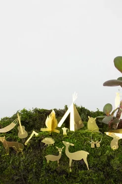 Kleine camping voor je Planten