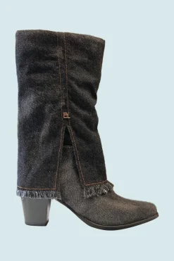 Laarsje Amar Destroyed Black - Babouche