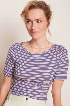Lili Tee Surf Stripe Baja Blue - King Louie