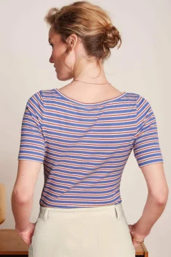 Lili Tee Surf Stripe Baja Blue - King Louie