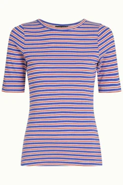 Lili Tee Surf Stripe Baja Blue - King Louie