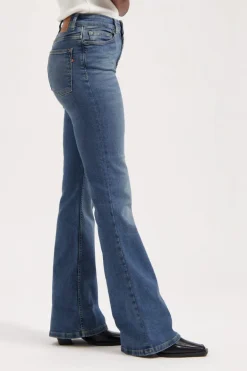 Lisette Flare Super Aged Blue - Kuyichi