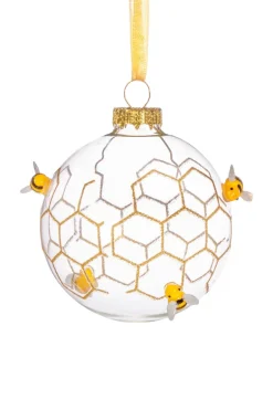 Luxe Kerstbal Bees & Honeycomb