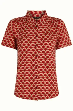 Maisie Blouse Touche True Red - King Louie