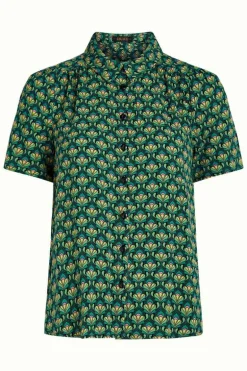 Maisie Blouse Toulouse Dobby Black - King Louie