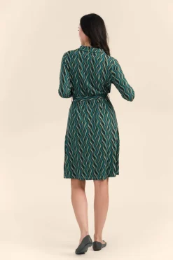 Monique Dress Glaze Green - LaLamour