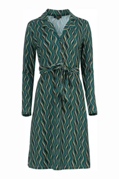 Monique Dress Glaze Green - LaLamour