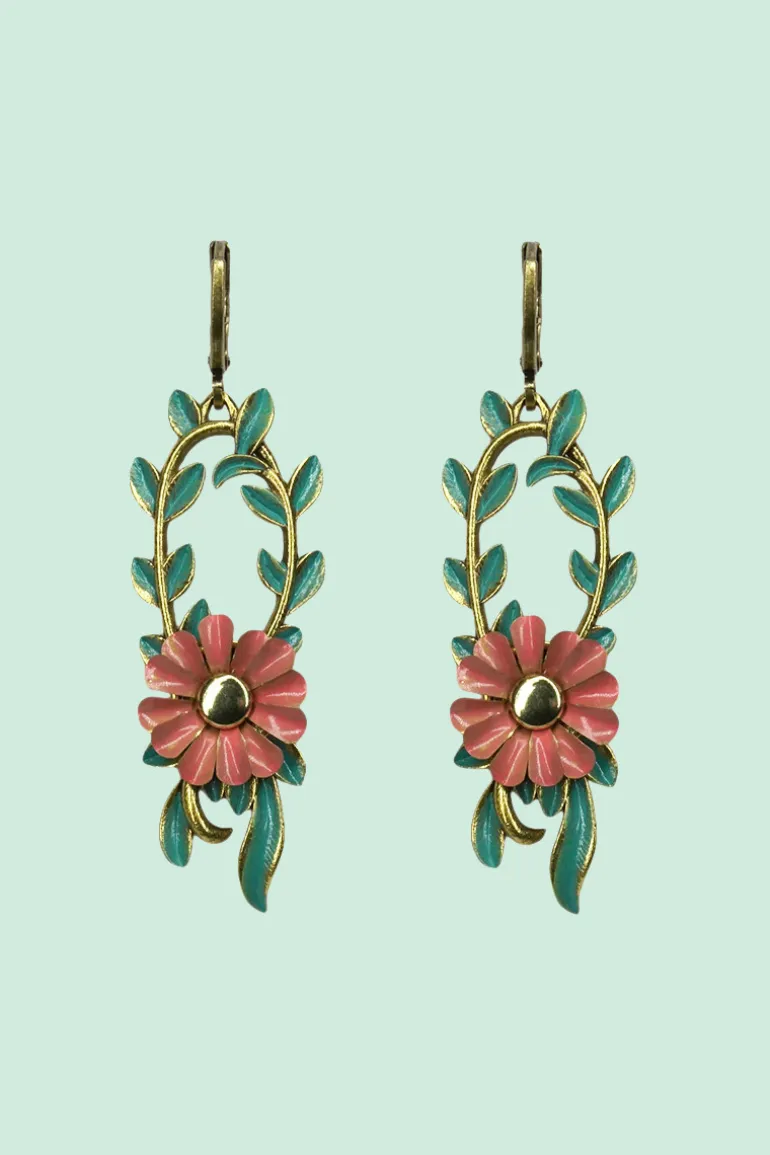 Oorbel Prosper Aqua/Pink - Urban Hippies