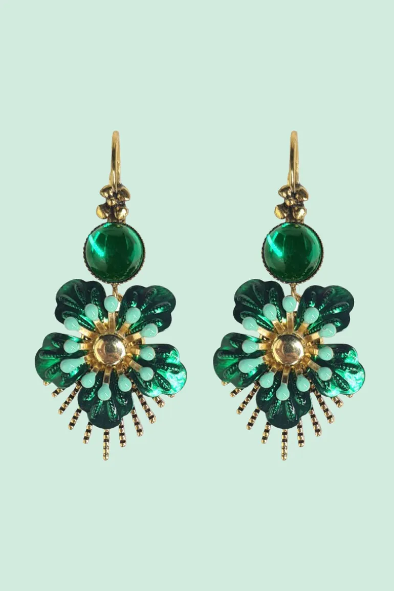 Oorbel Raio Shiny Deep Aqua - Urban Hippies