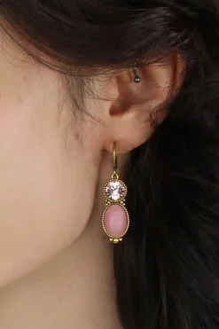 Oorbel Tosca Soft Pink - Urban Hippies