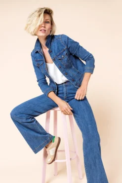 Pants Lotus Washed Light Blue - Cloud9